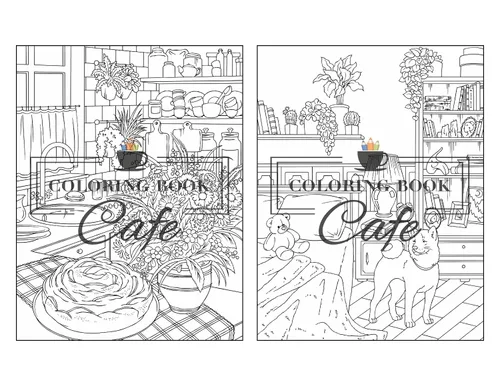 Vista 4 de Home Sweet Home Coloring Book for Adults Fun and Relaxing Interior Home Designs with Beautifully Furnished Rooms and Welcoming Outdoor Spaces