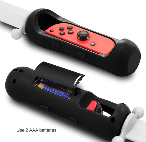Vista 5 de ECHZOVE Espada de juego LED para Nintendo Switch Joy-Con y compatible con Nintendo Switch Sports, agarre de mano para Skyward Sword Switch Game