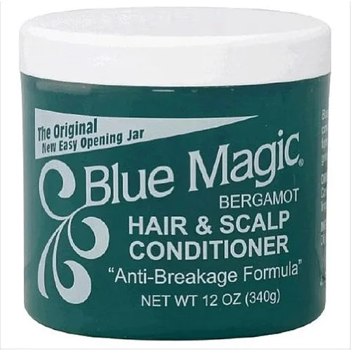 Vista 2 de Blue Magic Acondicionador de bergamota para cabello y cuero cabelludo, 12 onzas (paquete de 3)