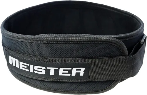 Vista 2 de Meister Cinturón de levantamiento de pesas de neopreno contorneado 6" soporte trasero