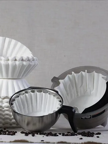 Vista 3 de Filtros de café comercial de 12 tazas, filtros de café grandes, calidad premium, (9 ¾ pulgadas x 4 ¼ pulgadas), filtros totalmente naturales