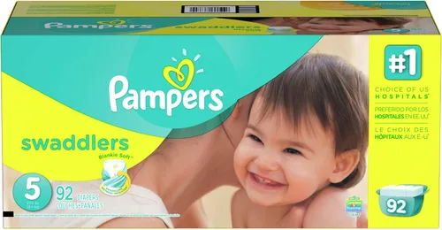 Vista 8 de Pampers Swaddlers Pañales para recién nacido talla 1 (8-14 libras), 35 unidades, Jumbo