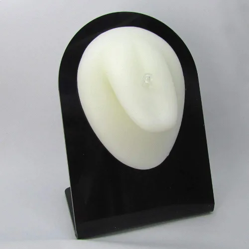 Vista 6 de NewkeepsR 8G10G12G14G Bioplast Clear Flat Tongue Nipple Ring Flexible Retainers Spacers Labret Bar