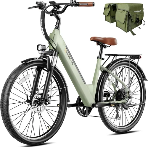 Vista 29 de Heybike Bicicleta eléctrica Cityscape 2.0 para adultos con motor de pico de 1200 W, batería extraíble de 468 Wh, bicicleta eléctrica de 50 millas