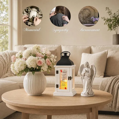 Vista 5 de Linterna conmemorativa – Regalos de condolencia por duelo por la pérdida de un ser querido, regalos conmemorativos de recuerdo por la pérdida