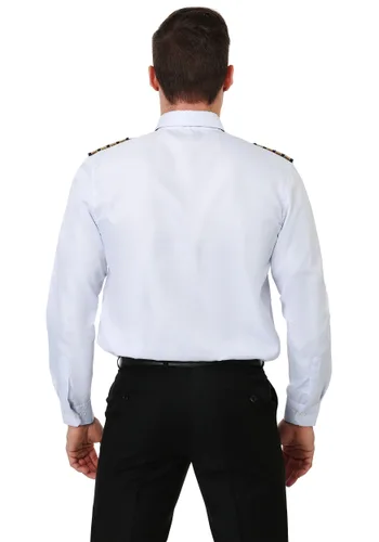 Vista 2 de Camisa de manga larga de piloto para adulto Multicolor