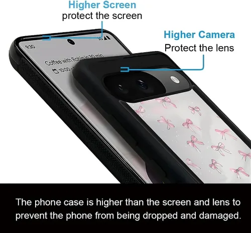 Vista 76 de Compatible con Google Pixel 4A 5G Mobile Case Creative Acrylic Panel trasero Silicona Protección Grip especialmente diseñado para Google Pixel 4A 5G