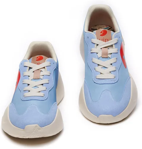 Vista 3 de UIN Tenis retro para mujer, ligeros, informales, cómodos, de diseño, pintados con arte