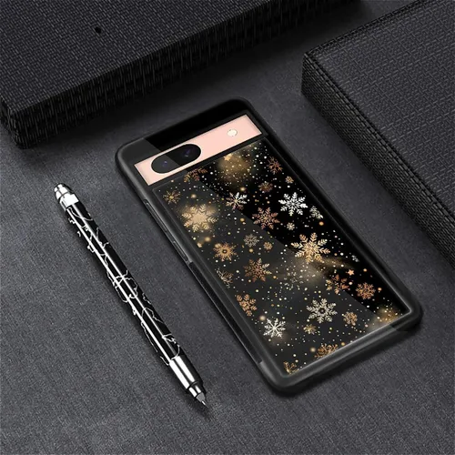 Vista 536 de Compatible con Google Pixel 4A 5G Mobile Case Creative Acrylic Panel trasero Silicona Protección Grip especialmente diseñado para Google Pixel 4A 5G