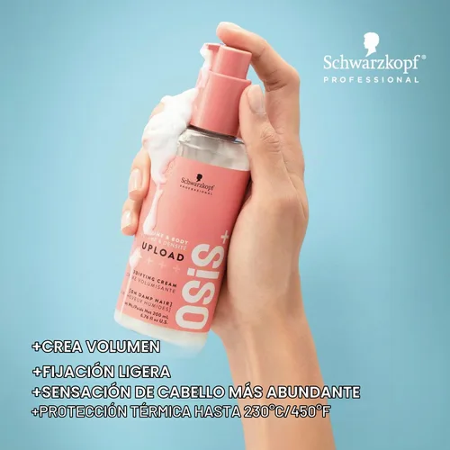 Vista 2 de OSiS+ Upload Volume Cream - Lightweight Volumizing Treatment with Heat Protection