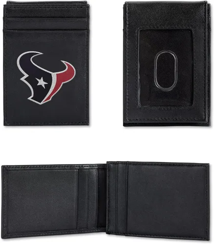 Vista 30 de NFL Rico Industries - Cartera bordada con bolsillo frontal, gran artículo de regalo, San Francisco 49Ers, Bolsillo frontal