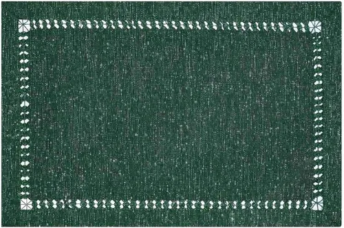 Vista 16 de Grelucgo Servilletas de mesa de comedor con dobladillo a mano para Halloween, hilo plateado entrelazado (negro, 4 servilletas de 18 x 18 pulgadas)
