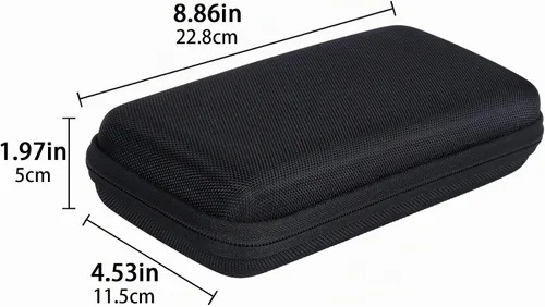 Vista 6 de Funda para calculadora TI-84 Plus CE Evo/Python, TI-Nspire CX II CAS, TI-83 Plus Todo Negro Caso