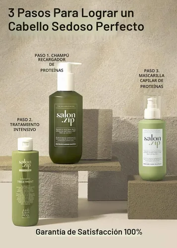 Vista 8 de JUNG SAEM MOOL OFICIAL Salon.ZIP Champú Recarga de Proteínas para Cabello Dañado y Cuidado del Cabello, 14.1 oz (400 g) Cosméticos Coreanos