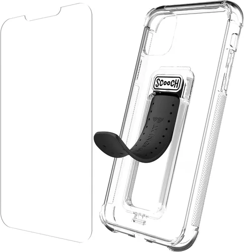 Vista 177 de Scooch Wingman - Funda con soporte de patas para iPhone 11 [Protección contra caídas de 10 pies] [Soporte de dos vías] Cubierta protectora, funciona