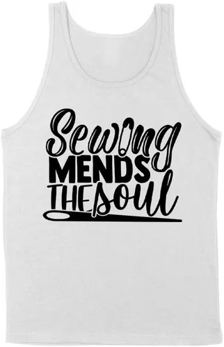 Vista 4 de Camiseta sin mangas unisex de costura Mends The Soul