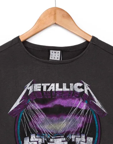 Vista 4 de Amplified Metallica - Camiseta corta para mujer con banda de Master of Puppets