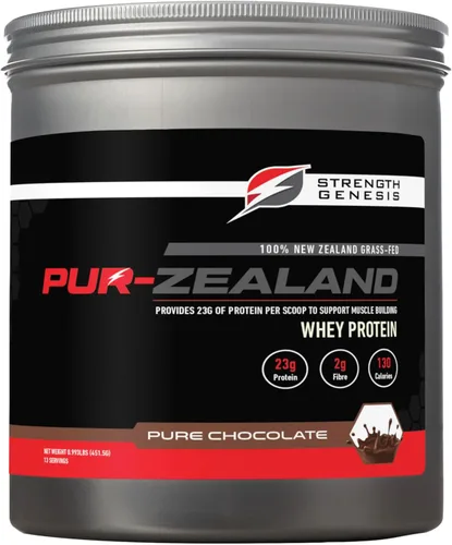 Vista 2 de Pur Zealander Proteína de suero alimentada con pasto (chocolate)