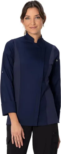 Vista 9 de Chef Works Chaquetilla de chef para mujer Hartford Cool Vent Negro