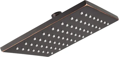 Vista 3 de American Standard 1660788.295 - Cabezal de ducha de lluvia cuadrado de 8 pulgadas, níquel cepillado