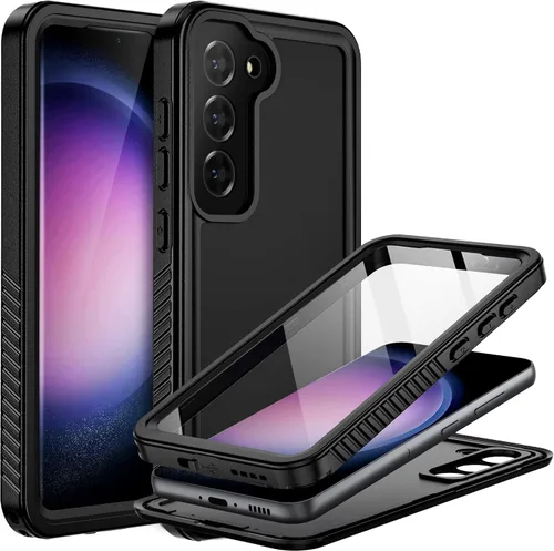 Vista 10 de BEASTEK Funda impermeable para Galaxy S23, a prueba de golpes, a prueba de polvo, IP68, serie FSN con protector de pantalla integrado antiarañazos