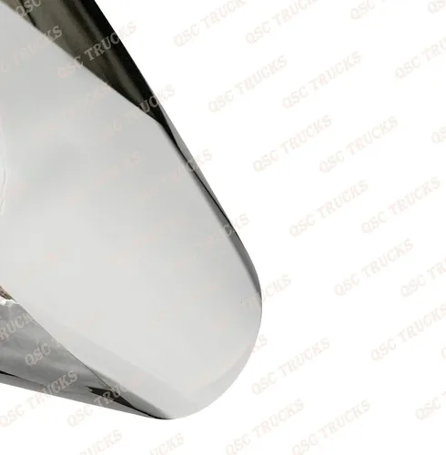 Vista 2 de Cubierta cromada del espejo de la puerta del lado derecho del pasajero para Kenworth T680 T880