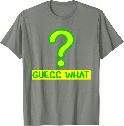 Vista 62 de Question Mark playera Guess What playera, hombre XL, Púrpura