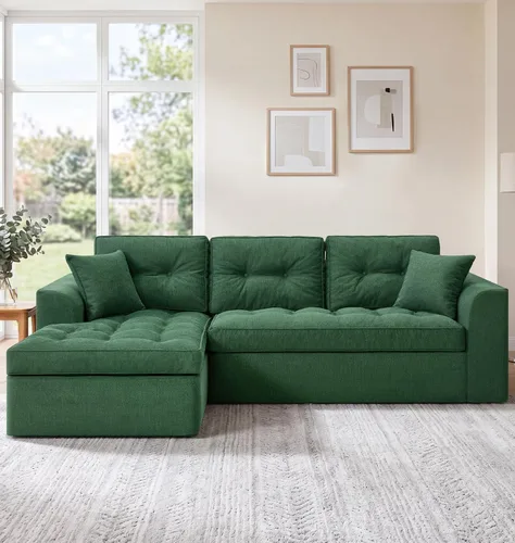 Vista 9 de Hobestluk Sofá Individual de Espuma Sillón Sofá para Espacios Pequeños Sofás Cómodos con Funda Extraíble Sofá Peludo con Almohadas para Sala de Negro