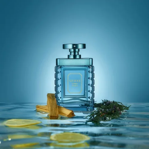 Vista 4 de Guess Uomo Acqua Eau de Toilette Colonia Spray para hombre, 1.0 onzas líquidas