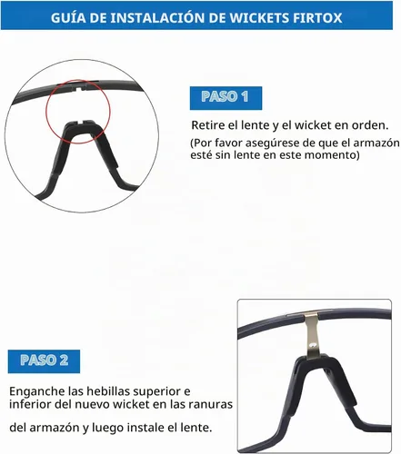 Vista 4 de Wicket de repuesto para gafas de sol Oakley Sutro OO9406/Sutro Asian Fit OO9406A/Sutro S OO9462 - Opciones Negro