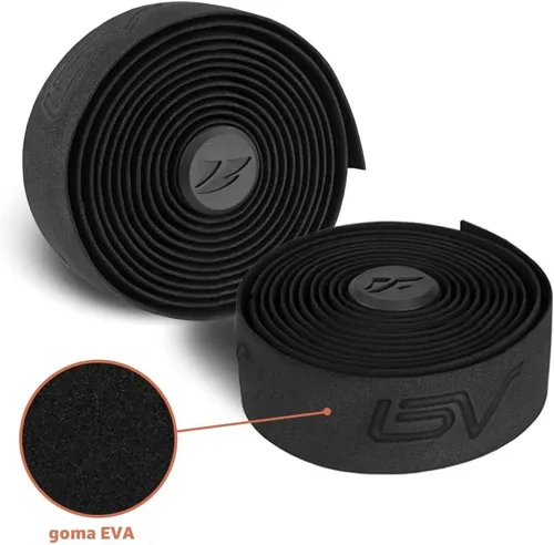 Vista 6 de Cintas de manillar para bicicleta de carretera BV EVA, cinta de barra de bicicleta, envoltura de manillar para ciclismo – 2 rollos