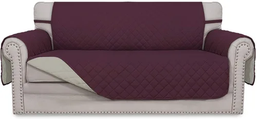 Vista 116 de Easy-Going - Funda reversible para sofá, resistente al agua, con varillas de espuma y correas elásticas, protector de muebles para mascotas y perros