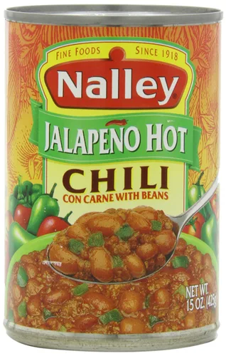Vista 3 de Nalley Original Chili Con Carne con frijoles, latas de 14 onzas (paquete de 3 de 8)