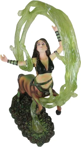 Vista 8 de Ebros Gift Anne Stokes Fantasía Arte Tierra Elemental Mago Hechicera Centauridas Invocación Espíritu Gaia Magic Energy Collector Figurine Guerrero
