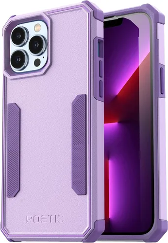 Vista 12 de Poetic Neon - Funda para iPhone 14 Pro Max, resistente de doble capa, delgada, a prueba de golpes, compatible con carga inalámbrica, antideslizante