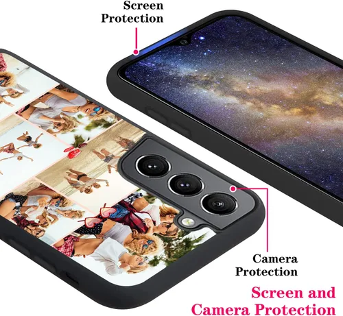 Vista 3 de Funda personalizada para Samsung Galaxy S22 S21 S20 Ultra Plus S21 FE S20 FE S10 Plus S9 S8 S7 Edge Note 20 Ultra Note 10 Plus Note 9 Note 8