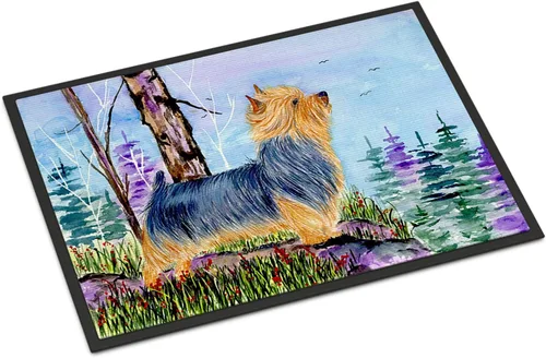 Vista 284 de Caroline's Treasures SS8220MAT - Felpudo afgano de 18 x 27 pulgadas, para interiores y exteriores, para entrada, antideslizante, lavable, de pelo