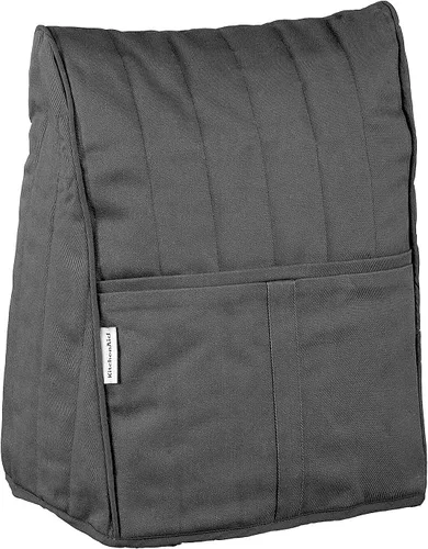 Vista 3 de Funda para batidora con pedestal, de la marca KitchenAid, KMCC1 Covertor de tela para mezcladora de pie, Empire Red