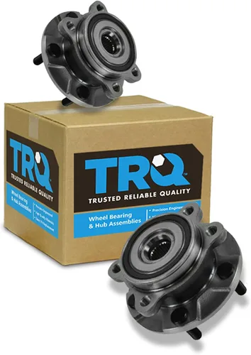 Vista 55 de TRQ Juego de 2 rodamientos de rueda delantera y conjunto de cubo compatible con Tesla 3 2020 Y 2018-2019 para Tesla 3 2020 Tesla Y AWD 2018-2019