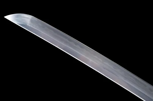 Vista 3 de Espada katana templada de arcilla T10 forjada a mano