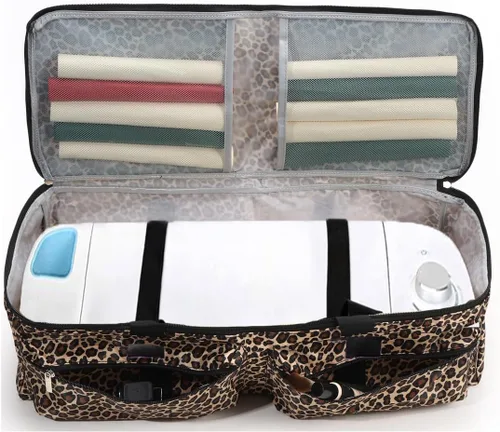 Vista 4 de Bolsa de transporte compatible con Cricut Explore Air y Maker, bolsa impermeable compatible con Cricut Explore Air y suministros