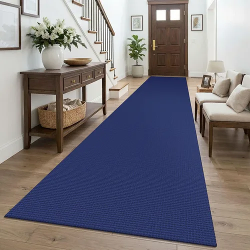 Vista 268 de KOZYFLY - Tapete para puerta de interior, lavable, pequeña, antideslizante, con respaldo de goma, felpudo de algodón para el hogar, color negro
