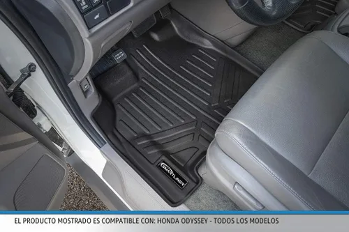 Vista 2 de MAXLINER - Juego de alfombrillas de ajuste personalizado de 3 filas compatibles con Honda Odyssey 2011-2017