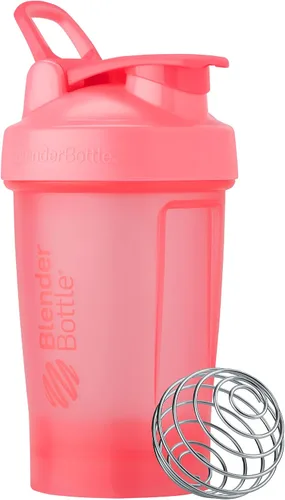 Vista 39 de [Usado] BlenderBottle Classic V2 - Botella mezcladora perfecta para batidos de proteínas y preentrenamiento, 20 onzas, color negro