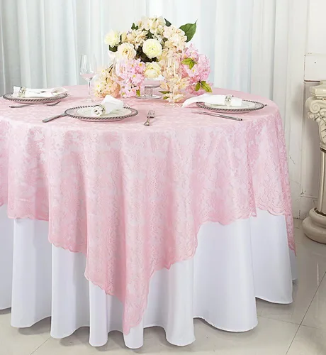 Vista 10 de Superposiciones cuadradas de encaje de 54 pulgadas, manteles de encaje, manteles de encaje, manteles de encaje para decoración de bodas, eventos