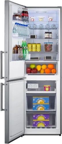 Vista 6 de Summit FFBF235PL - Refrigerador-congelador de 24 pulgadas, acero inoxidable