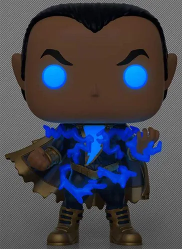 Vista 2 de Funko POP DC Super Heroes 348 Black Adam brilla en la oscuridad