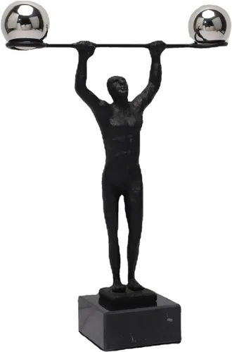 Vista 10 de Estatua de ángel sin cabeza de metal famoso de 20 pulgadas en pedestal blanco para exhibición del museo y decoración del hogar