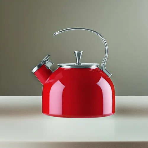 Vista 5 de kate spade new york Make It Pop - Hervidor de agua, color rojo