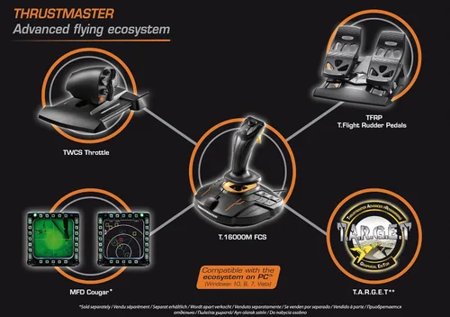 Vista 5 de Thrustmaster T16000M FCS Flight Pack (PC)